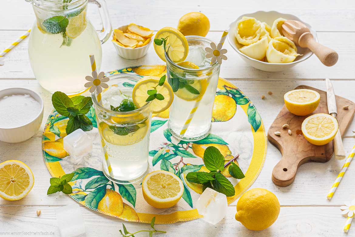 Rezept für Limonade selber machen