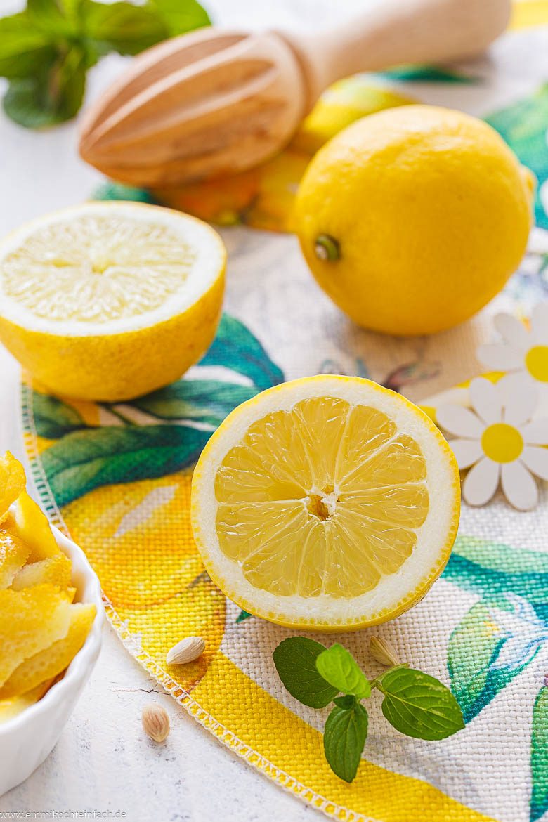Zutaten für Limonade selber machen