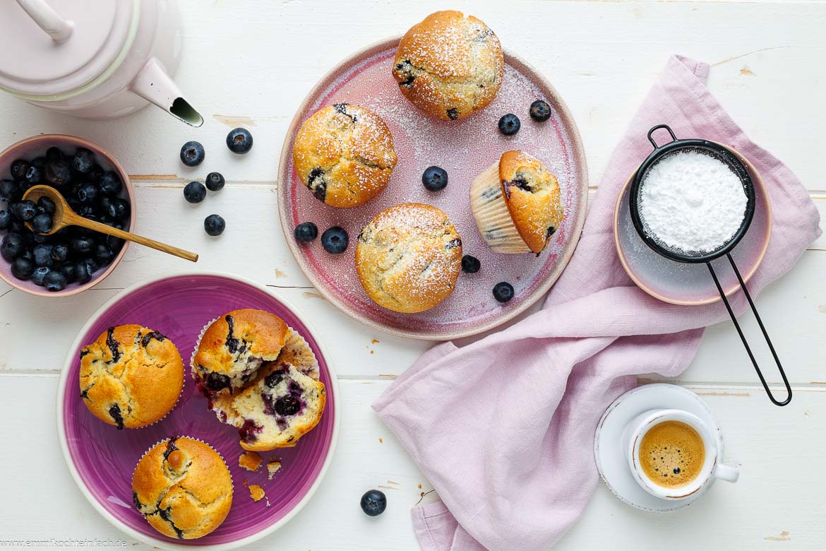 Blaubeermuffins Rezept