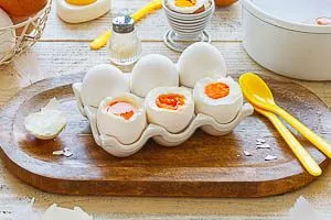 Fertig sind deine gekochten Eier!