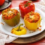 Rezept für gefüllte Paprika vegetarisch