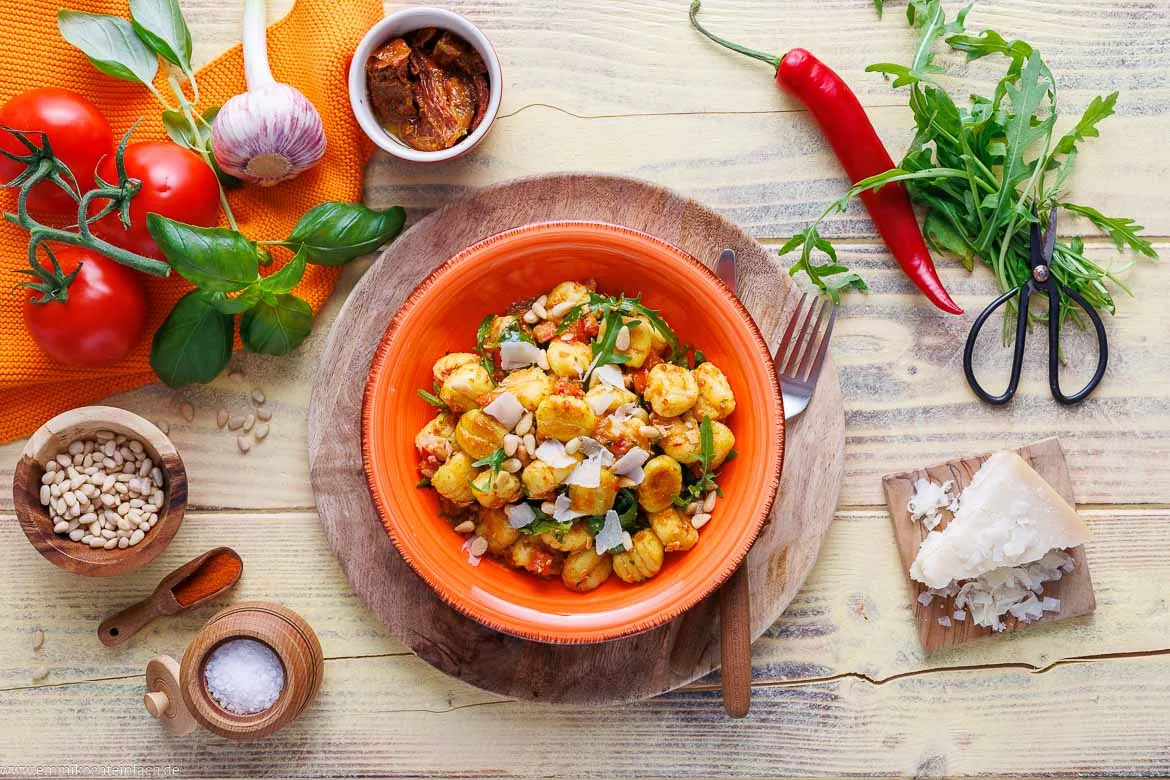 Rezept für Gnocchi-Salat