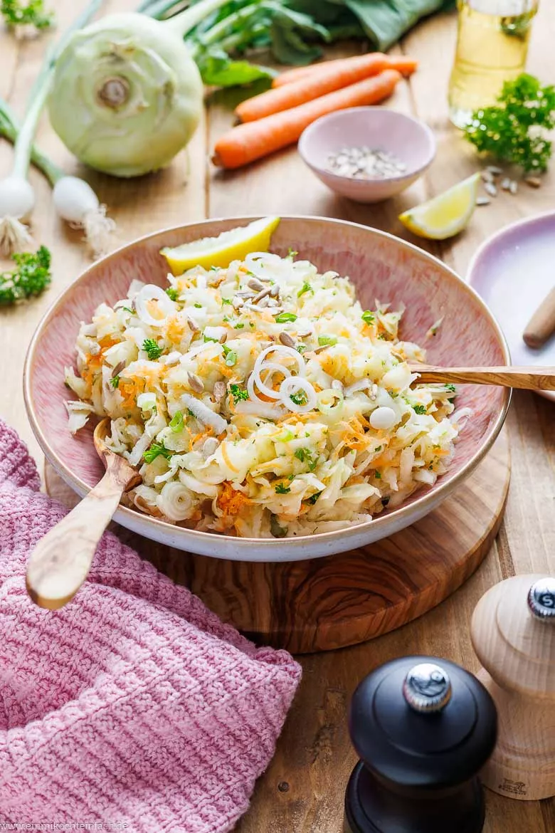 Kohlrabisalat selber machen