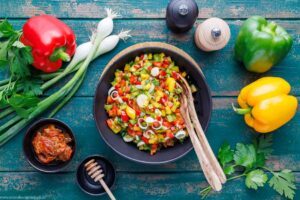Rezept für Paprikasalat