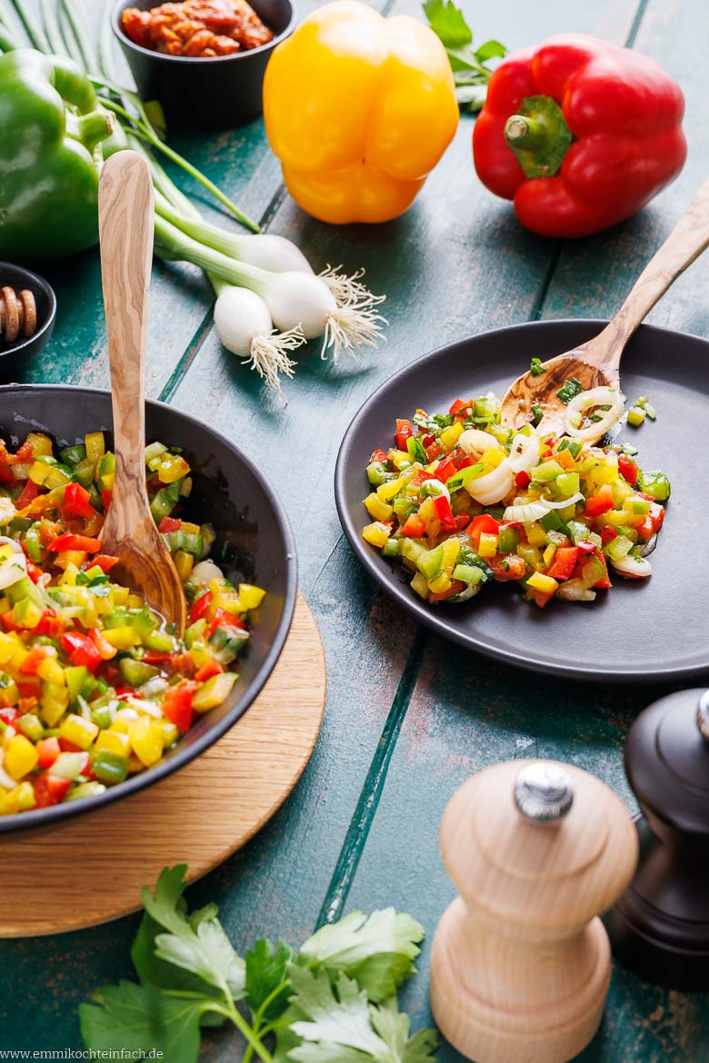 Einfaches Paprikasalat-Rezept