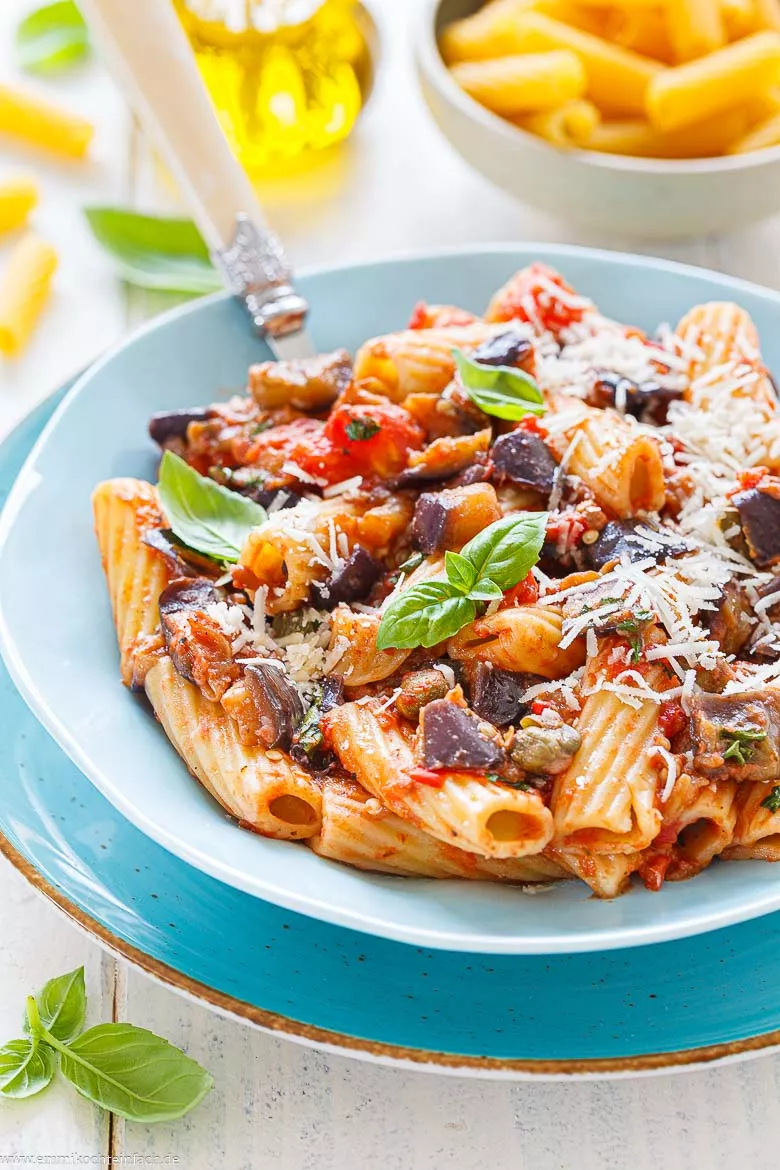 Italienische Farben in diesem leckeren Pastagericht