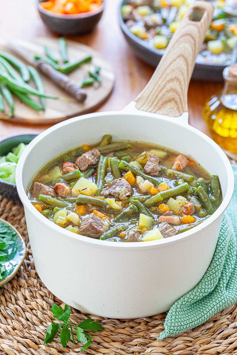 Einfaches Bohneneintopf-Rezept