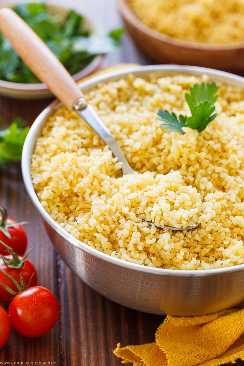 Orientalische Beilage aus Hartweizen