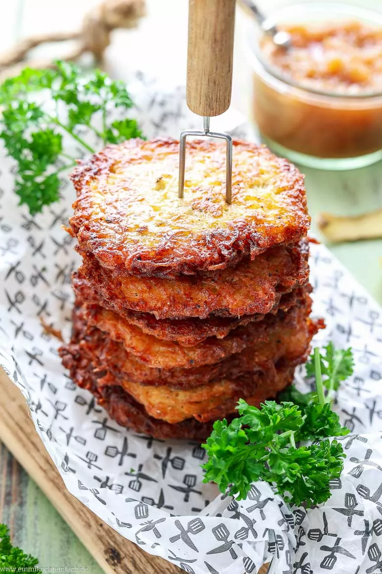 Knusprige Kartoffelpuffer