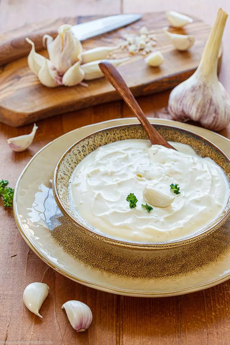 Einfaches Knoblauchsoßen-Rezept