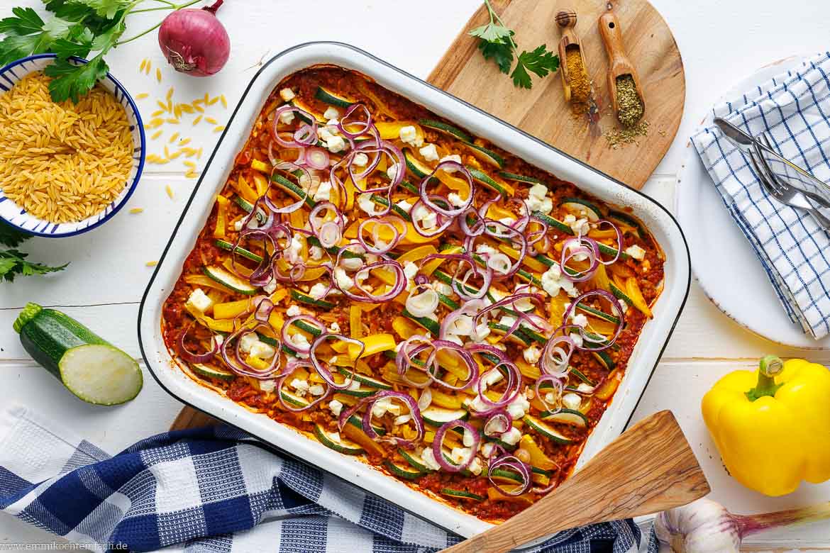 Kritharaki-Auflauf-Rezept