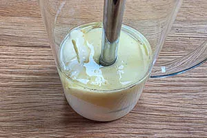 Mayonnaise pürieren