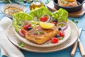 Saganaki warm servieren