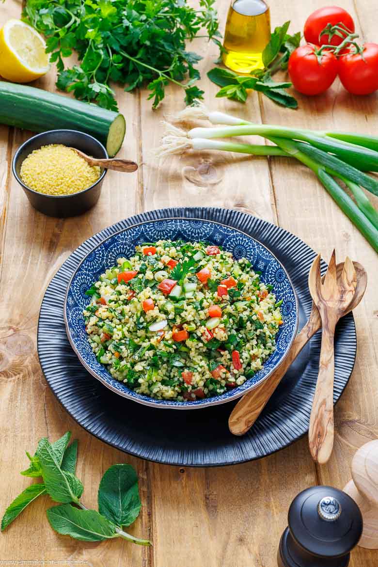 Taboul&eacute; als frischer Beilagensalat