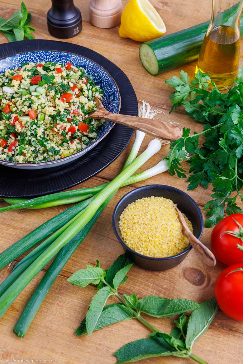 Tabouleh-Zutaten