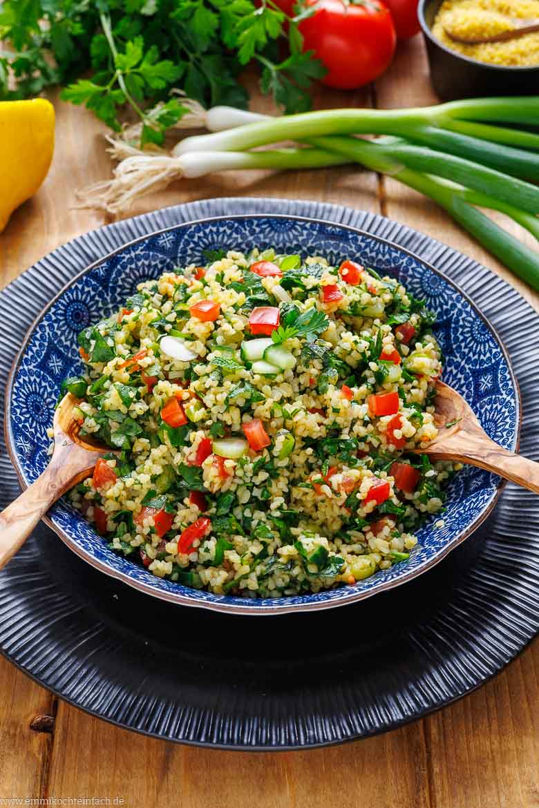 Petersiliensalat mit feinem Bulgur