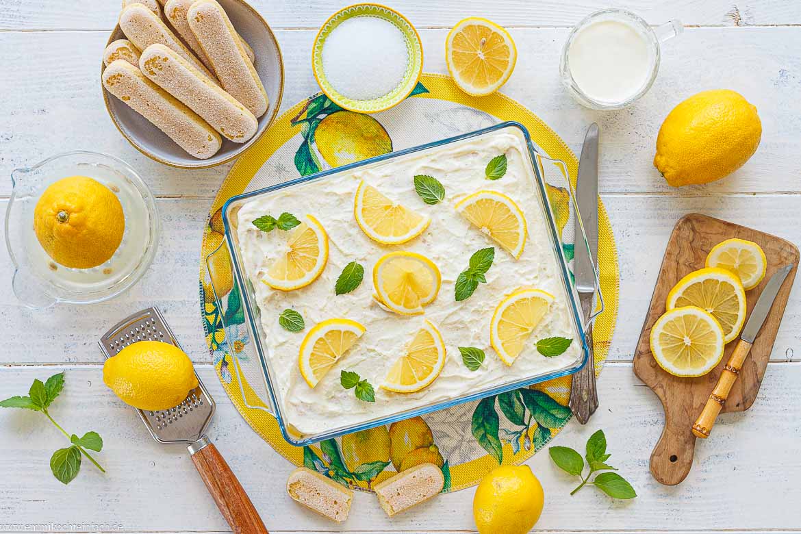 Rezept für Zitronen-Tiramisu