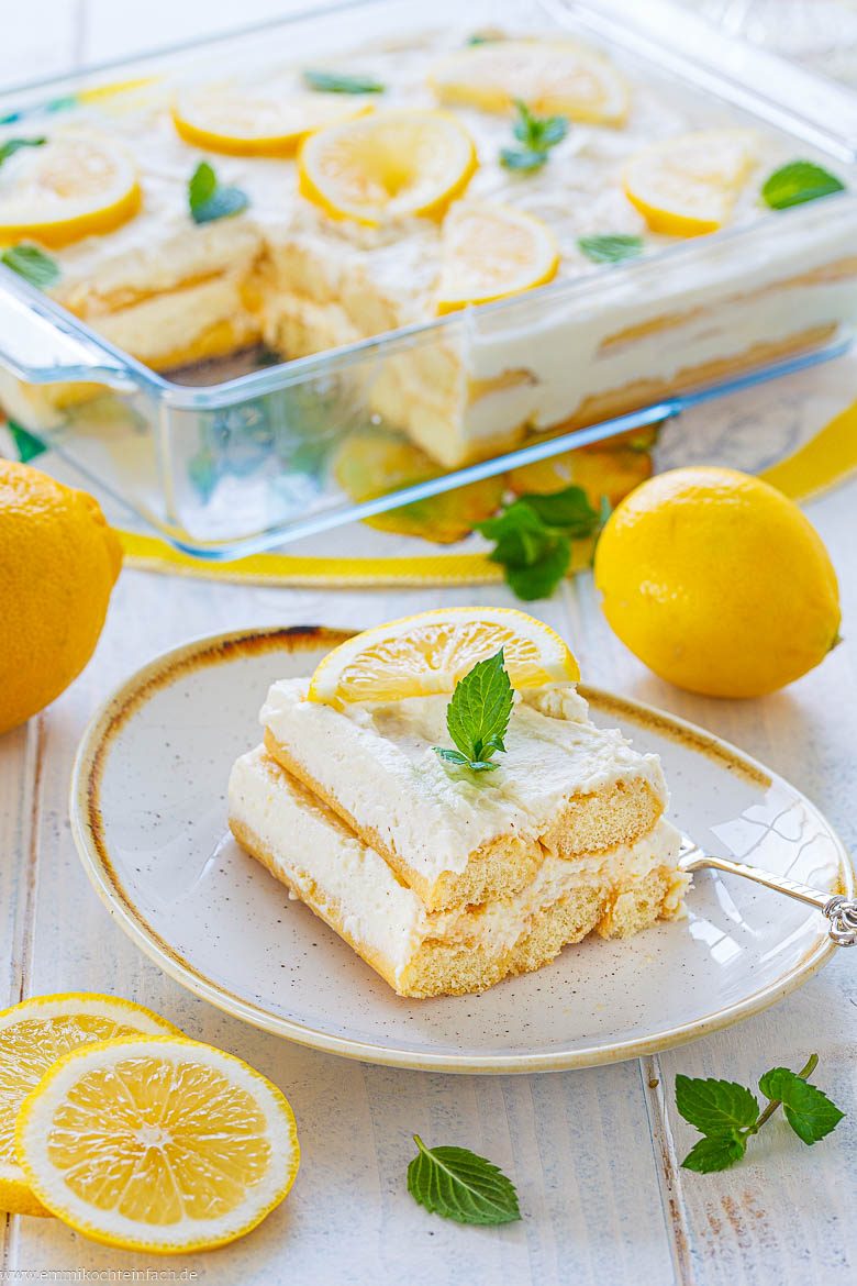 Selbstgemachtes Zitronen-Tiramisu