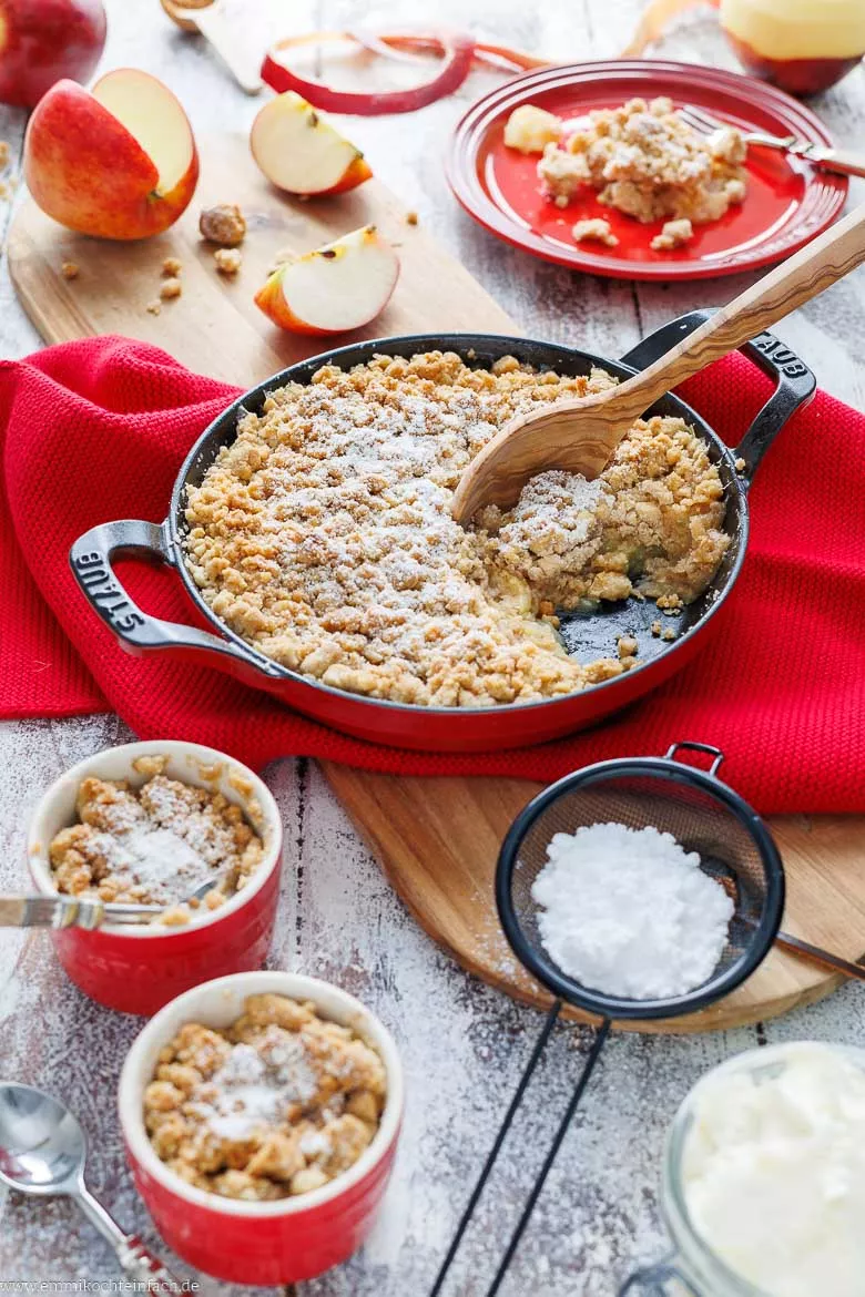 Einfaches Apple-Crumble-Rezept