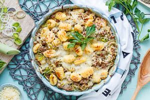 Fertig ist der Gnocchi-Auflauf!