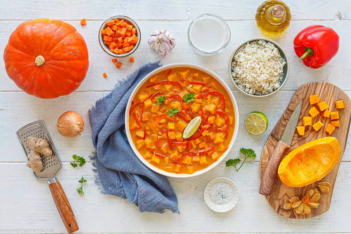 Rezept für Kürbis-Curry