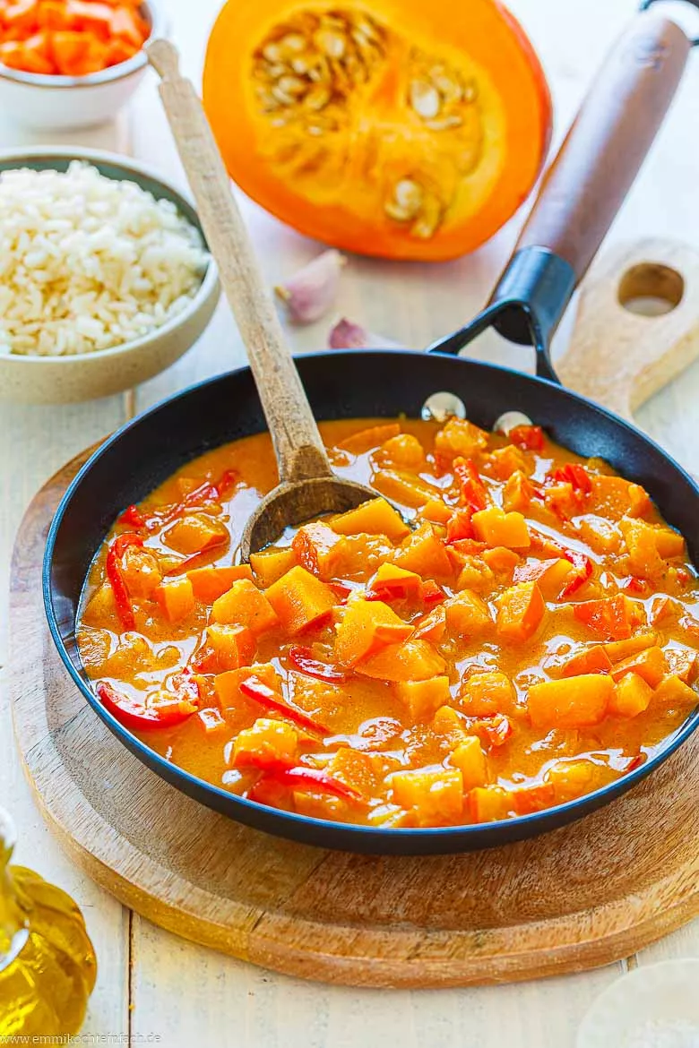 Veganes Kürbis-Curry