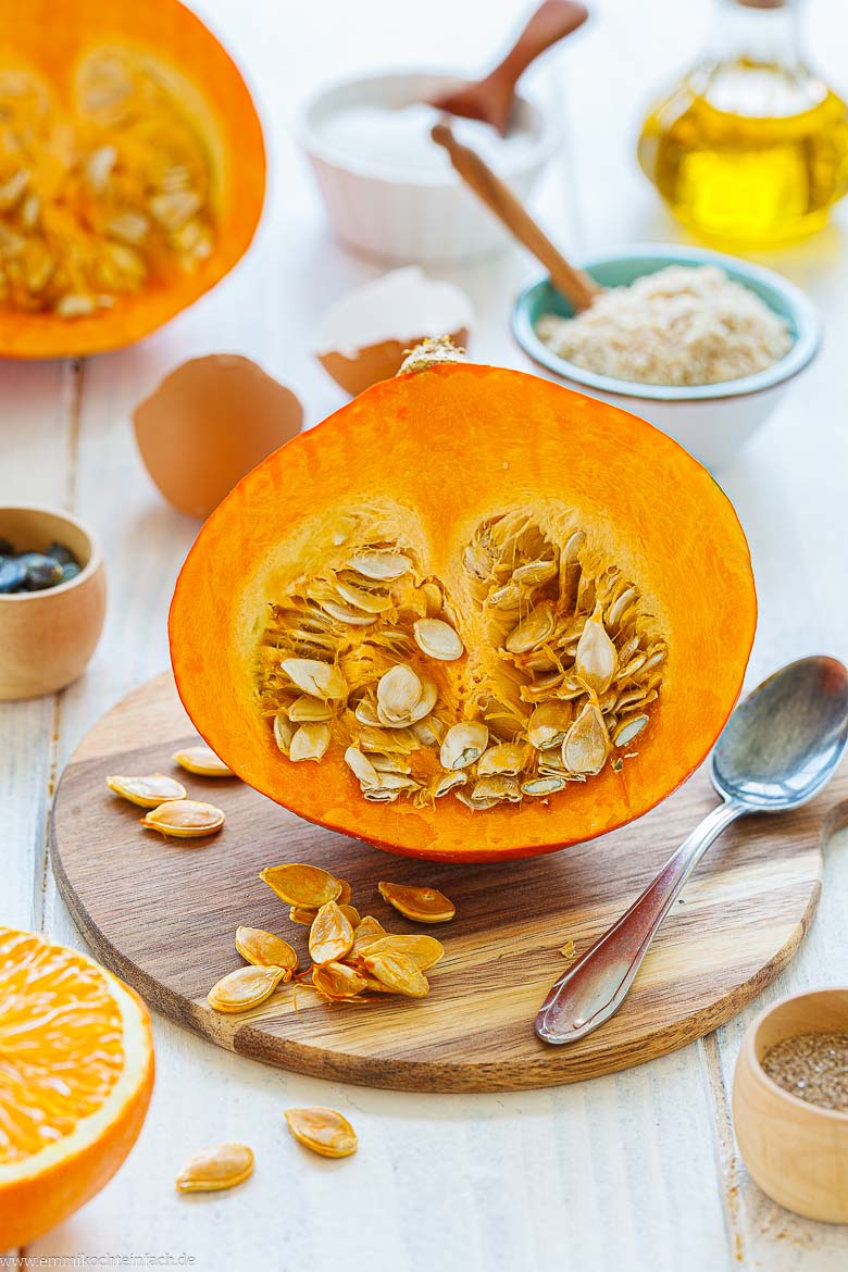 K&uuml;rbiskuchen mit Hokkaido