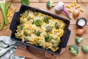 Rezept für Brokkoli-Nudel-Auflauf