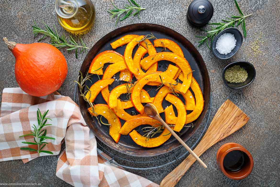 Rezept für Kürbis im Ofen