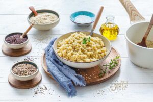 Rezept für das Quinoa Kochen