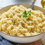 Rezept für das Quinoa Kochen