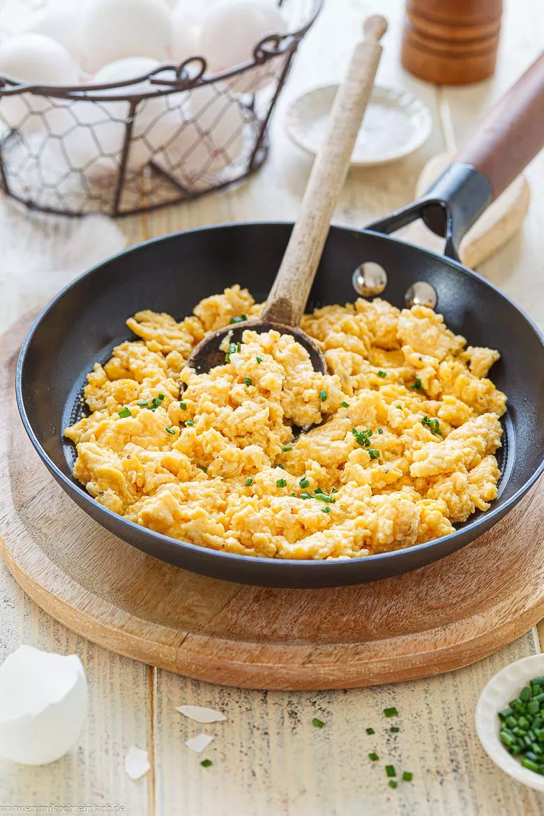 Einfaches Rührei-Rezept