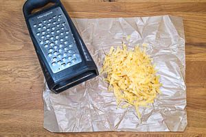 Gouda fein reiben