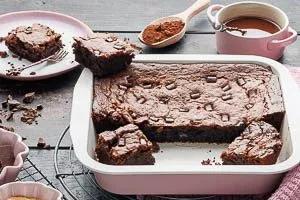 Brownies backen und nach dem Auskühlen servieren