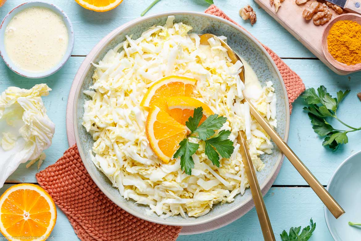 Chinakohlsalat mit Blitz-Dressing
