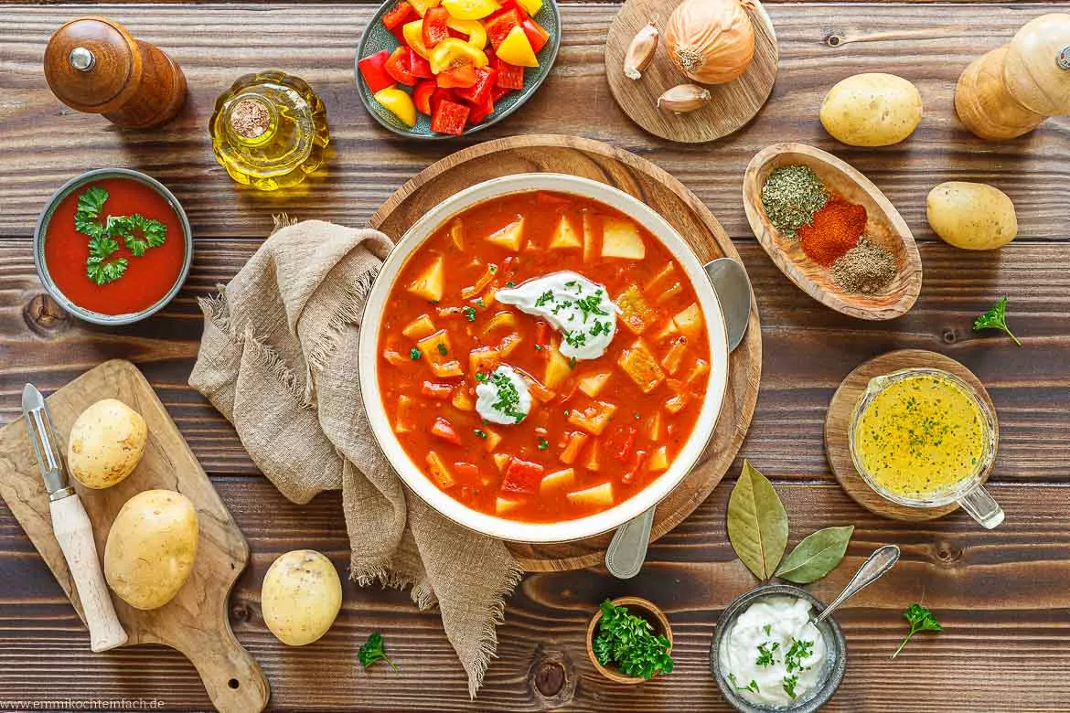 Rezept für Kartoffelgulasch