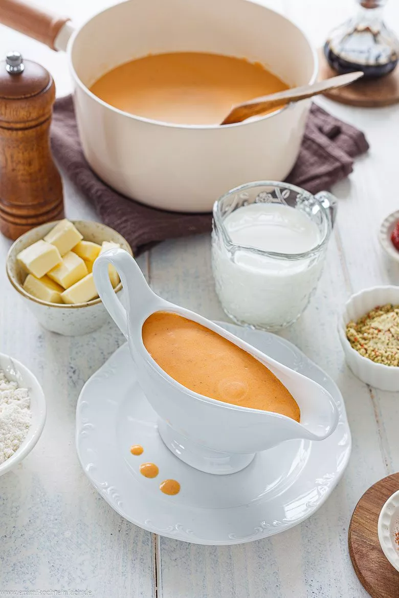 Rahmsoße Rezept mit Sahne