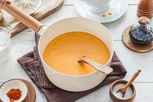 Fertig ist die selbstgemachte Rahmsoße!