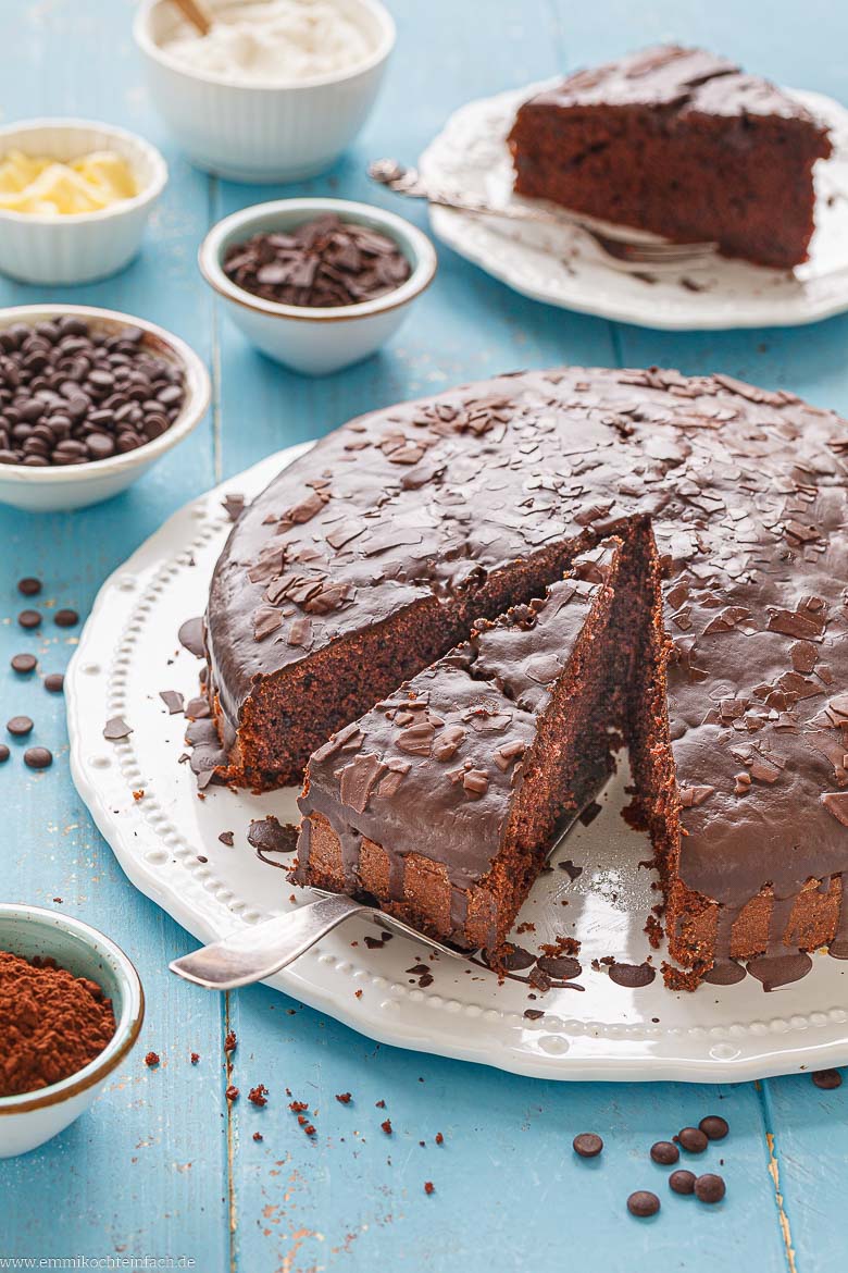 Einfacher Schokokuchen – saftig und lecker