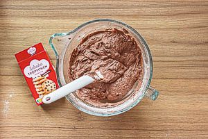 Schokostückchen untermengen.