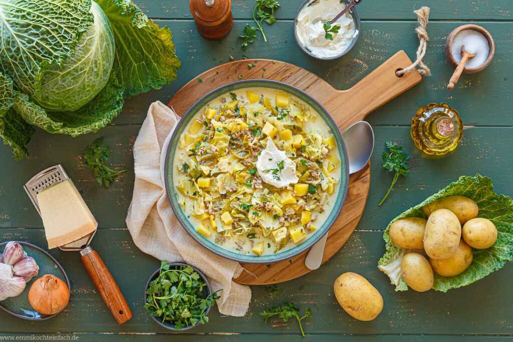 Rezept für Wirsingeintopf