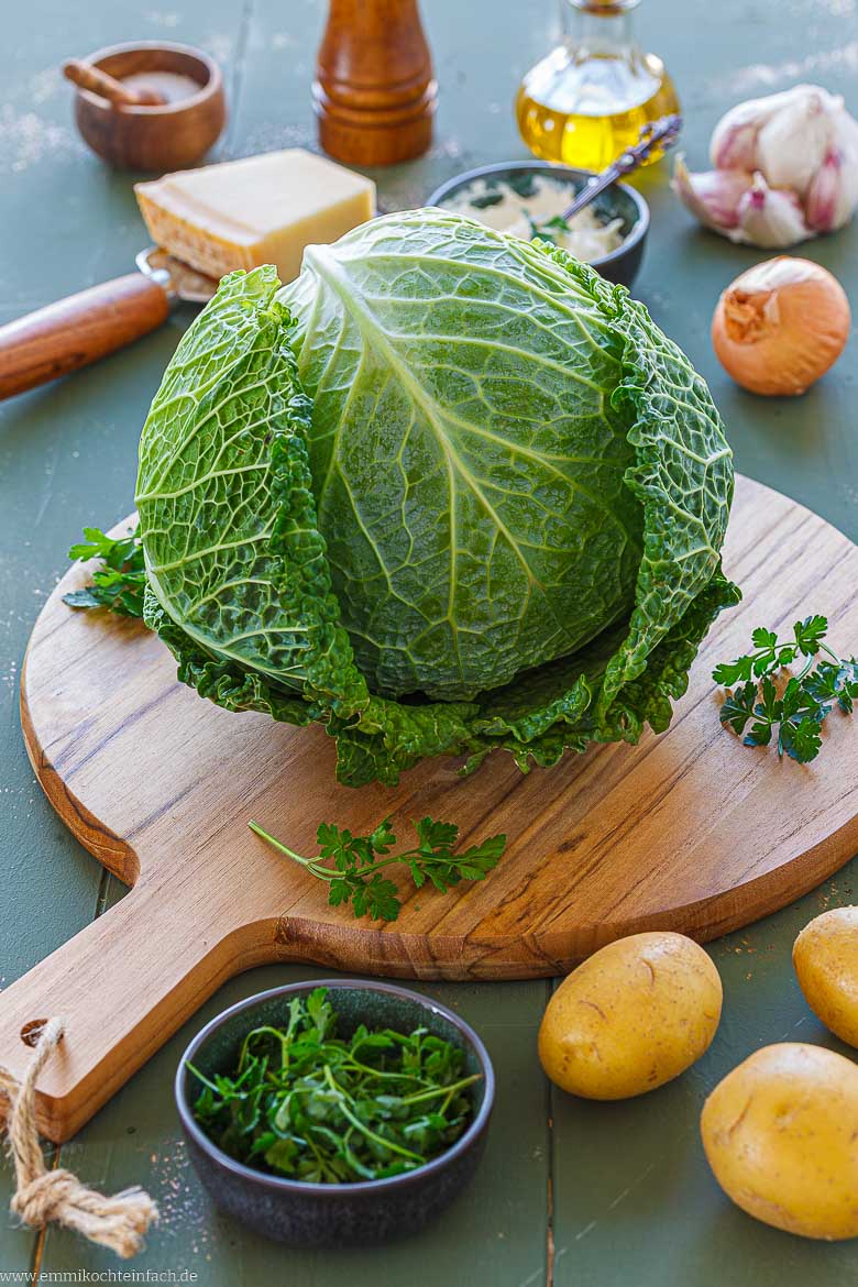 Zutaten f&uuml;r Wirsingeintopf