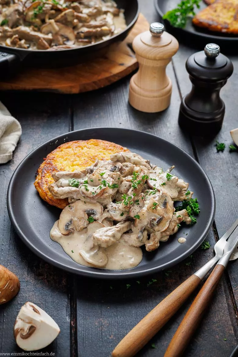 Zürcher Geschnetzeltes mit Rösti
