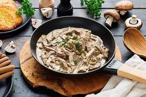 Fertig ist das Zürcher Geschnetzelte!