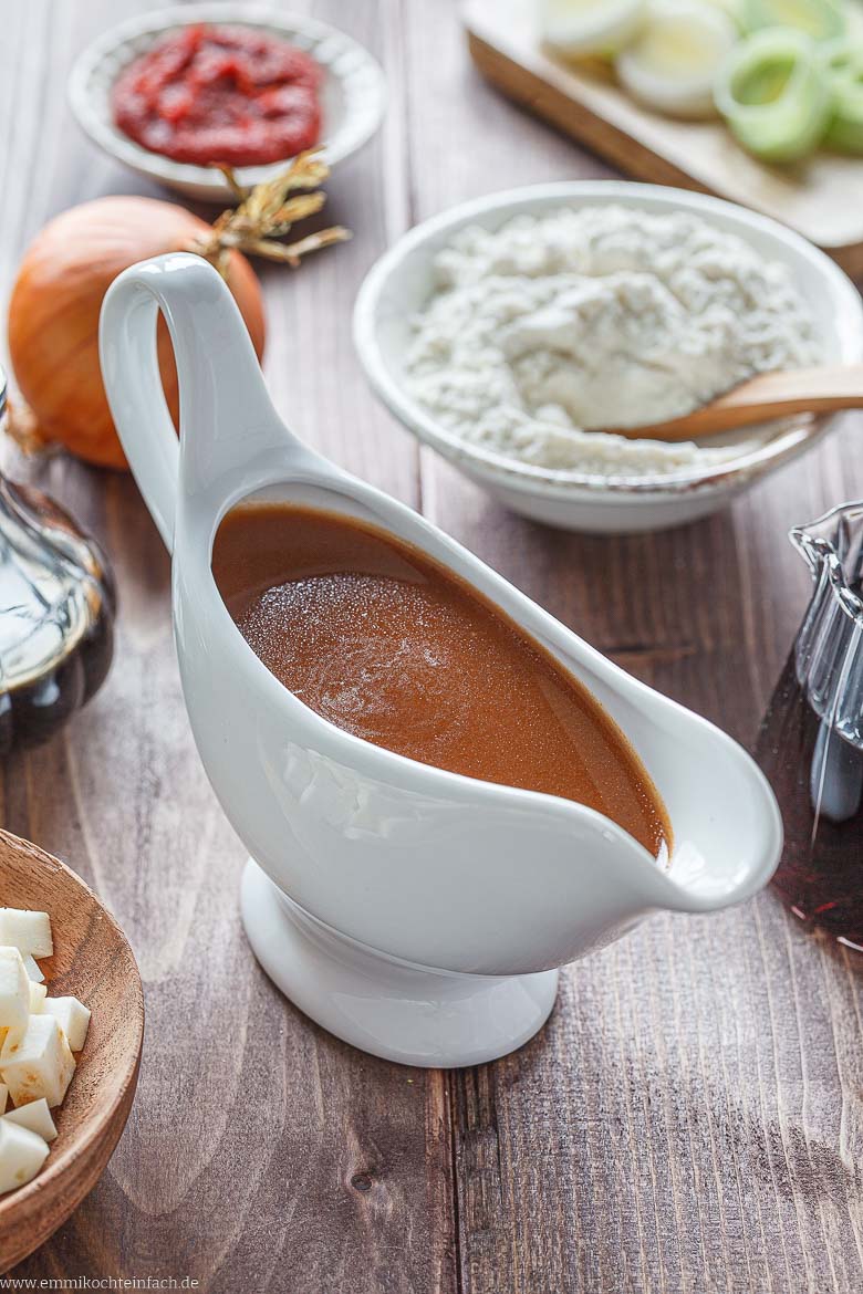 Kräftige aromatische Soße für Braten-Rezepte