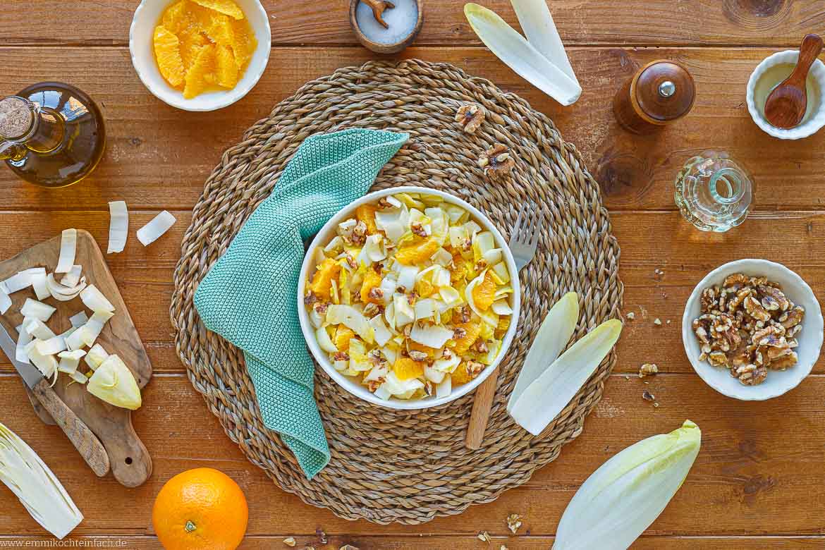Rezept für Chicorée-Salat