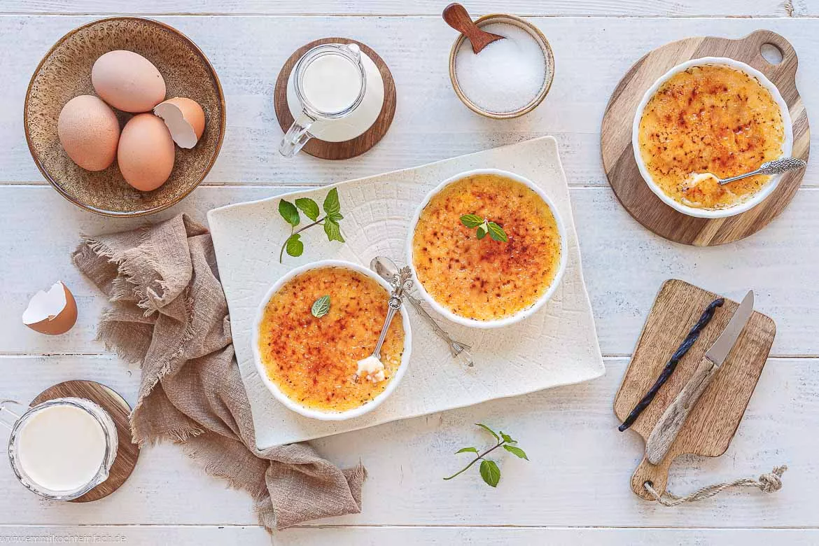 Rezept für Crème brûlée