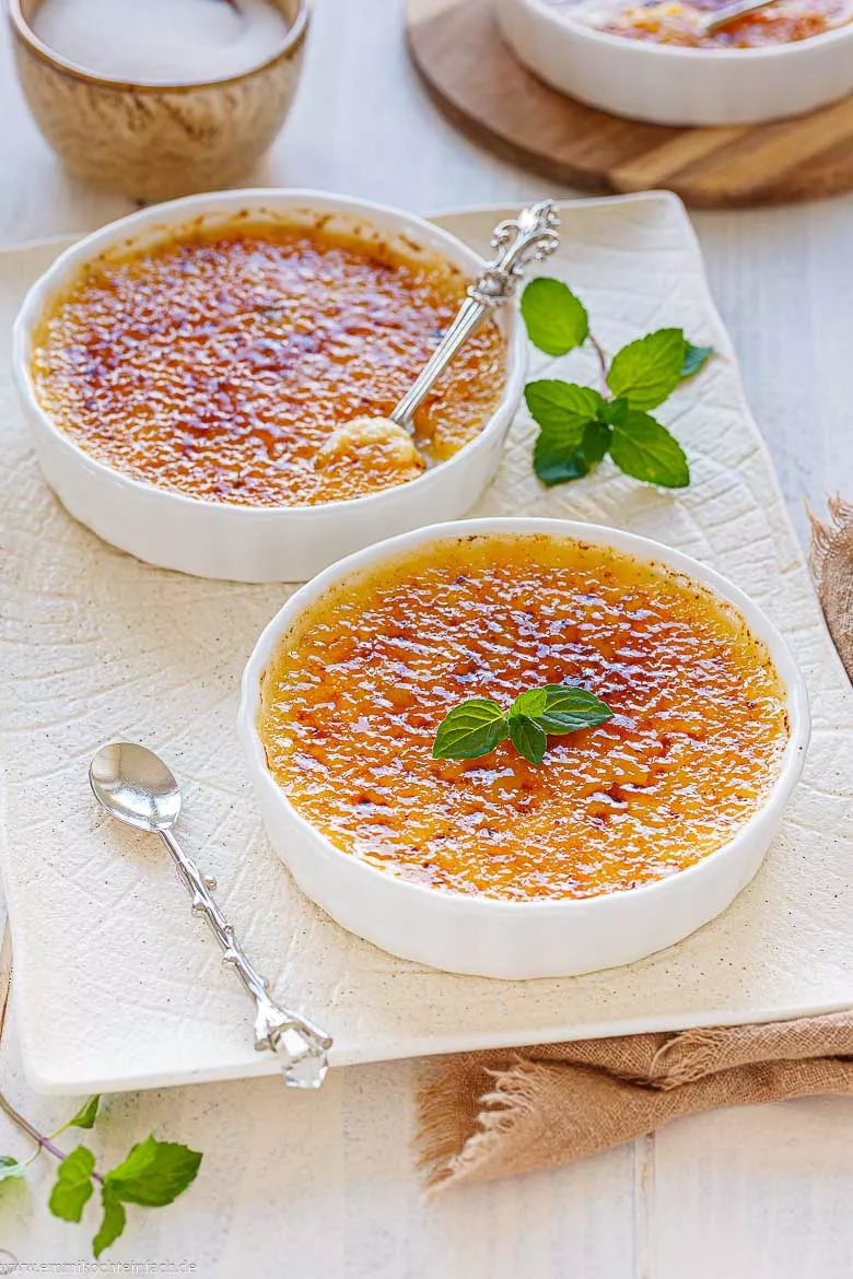 Einfaches Rezept für Crème brûlée