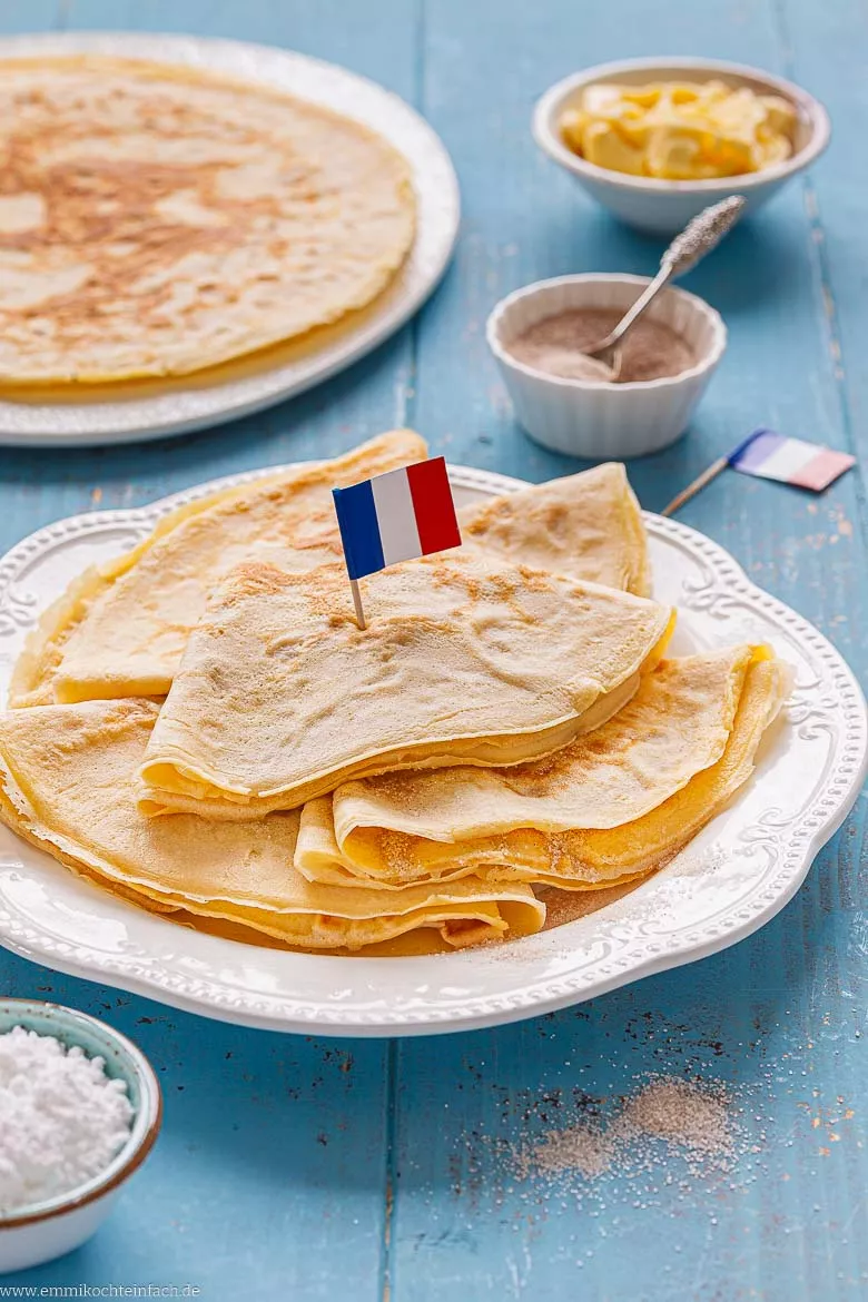 Dünne, französische Pfannkuchen