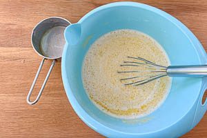 Butter zufügen und kurz warten.